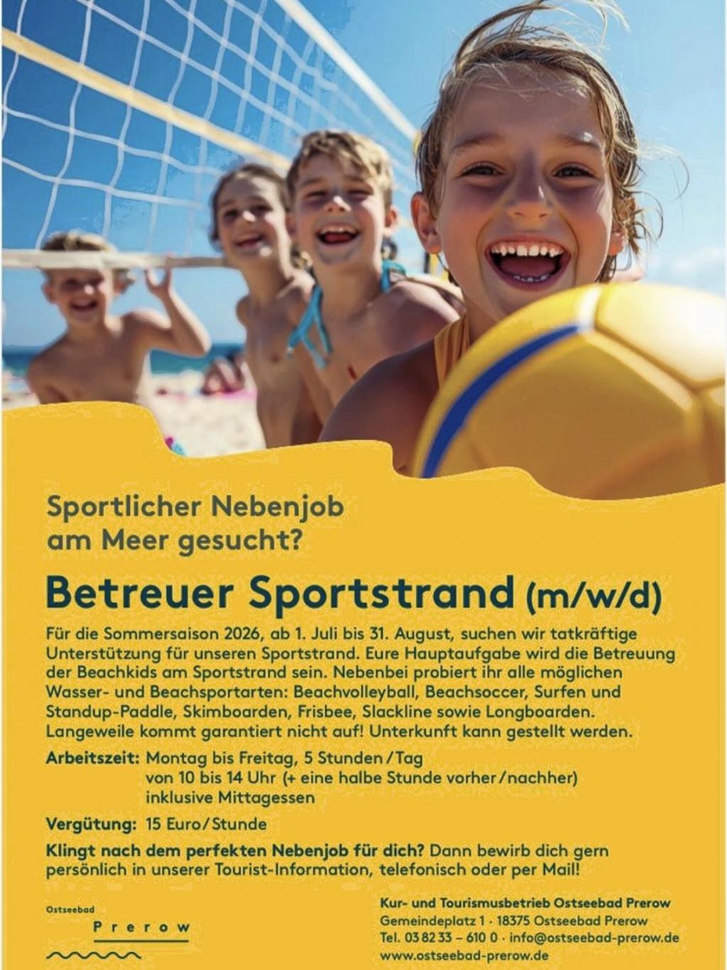 Sportstrand Job